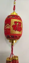 Medium-sized printed lanterns with eight-thread firecrackers, festive wedding and festival supplies, factory direct sales, custom orders based on samples, moving into a new home Specification image